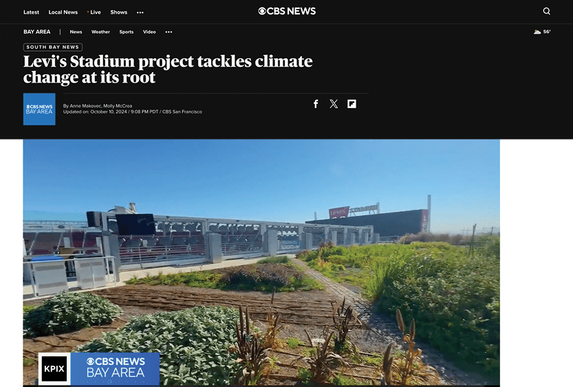 Levi's Stadium project tackles climate change at its Root