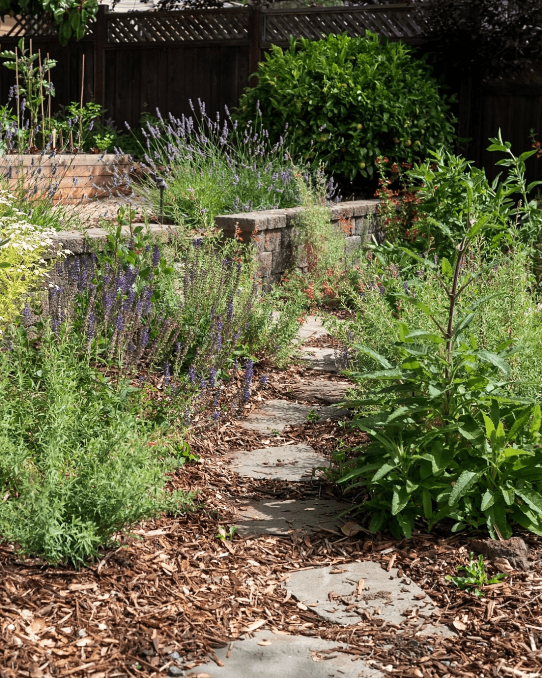 Oakland Hills Pollinator Garden Path